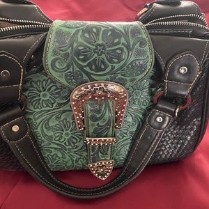 Genuine, leather purse